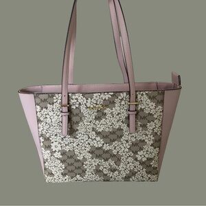 Michael Kors Pink Floral Bag